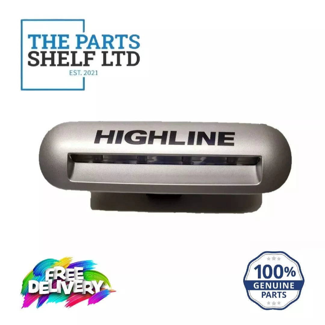 GENUINE VW TRANSPORTER T5 T6 SILVER METALLIC STEP LIGHT HIGHLINE INSCRIPTION
