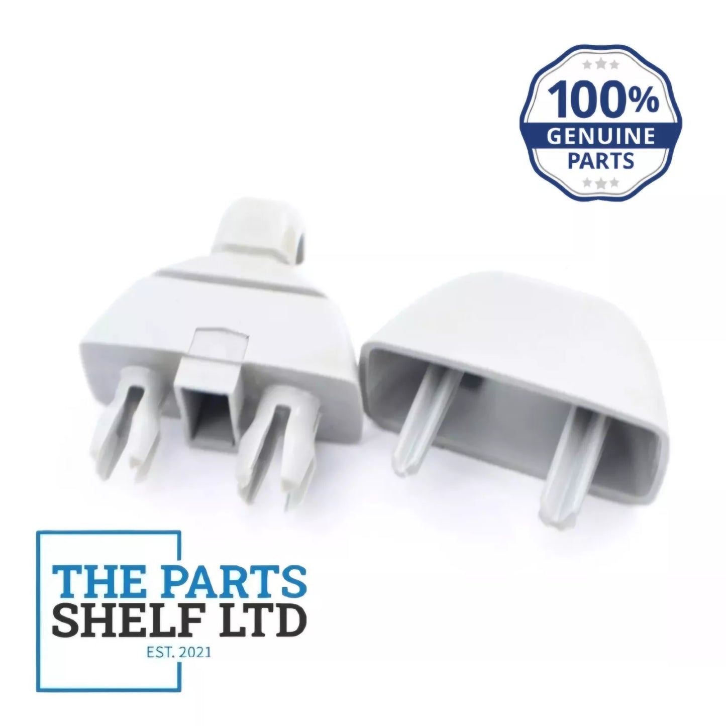 GENUINE SUN VISOR CLIP + CAP SEAT LEON 2013 Onwards 4F0857561 PEARL GREY