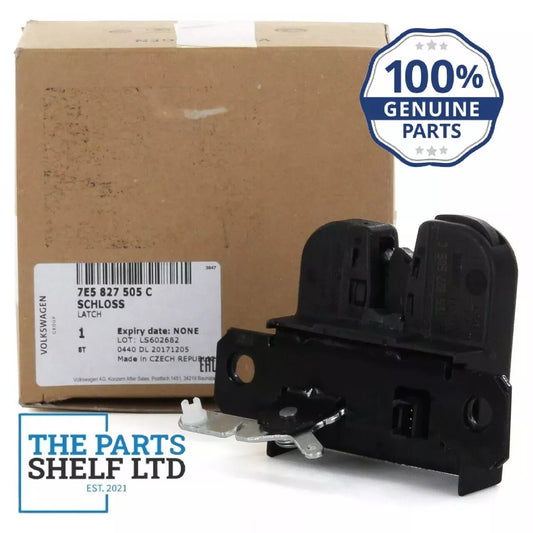 VW TRANSPORTER T5 03-16 REAR TRUNK BOOT LOCK MECHANISM 7LA827505A GENUINE