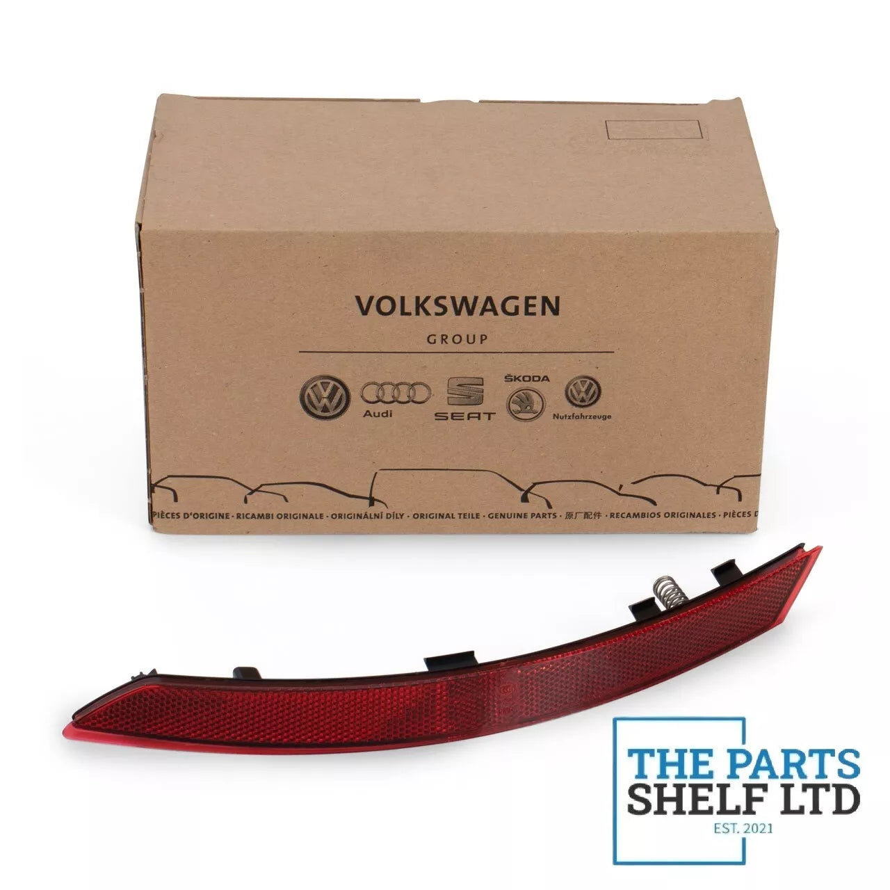 AUDI A4 B9 S LINE REAR BUMPER LIGHT REFLECTOR LEFT N/S PASSENGER 8W0945105D