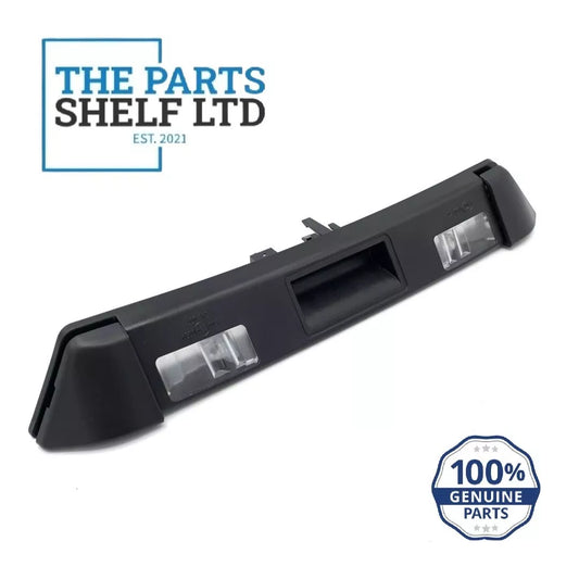AUDI TT REAR TRUNK BOOT HANDLE AND NUMBER PLATE LIGHT SATIN BLACK GENUINE 8S0827574B9B9