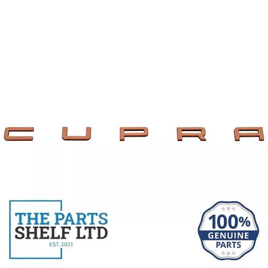 NEW GENUINE SEAT LEON / IBIZA "CUPRA" TAILGATE BADGE COPPER 6LL85368727A