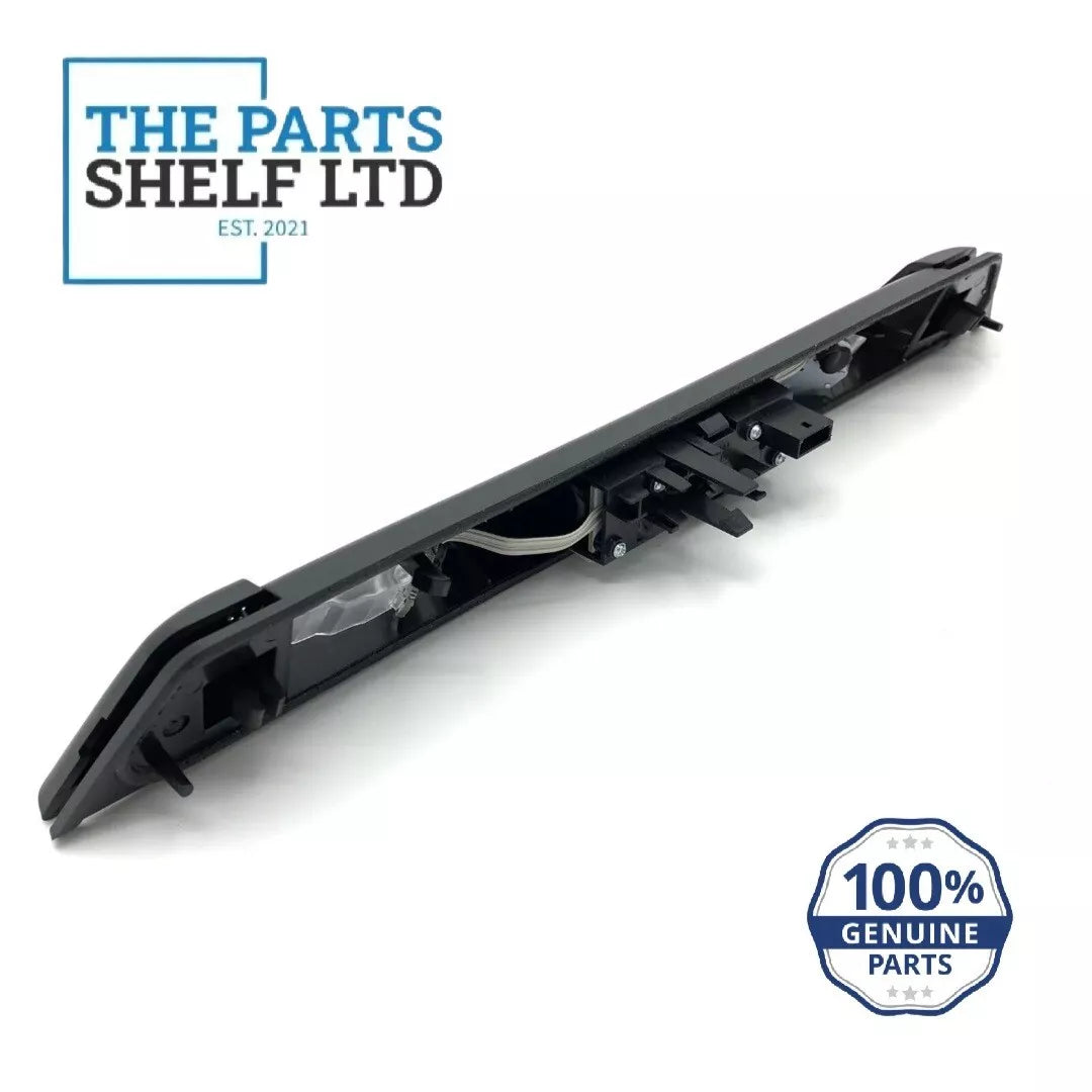 AUDI TT REAR TRUNK BOOT HANDLE AND NUMBER PLATE LIGHT SATIN BLACK GENUINE 8S0827574B9B9