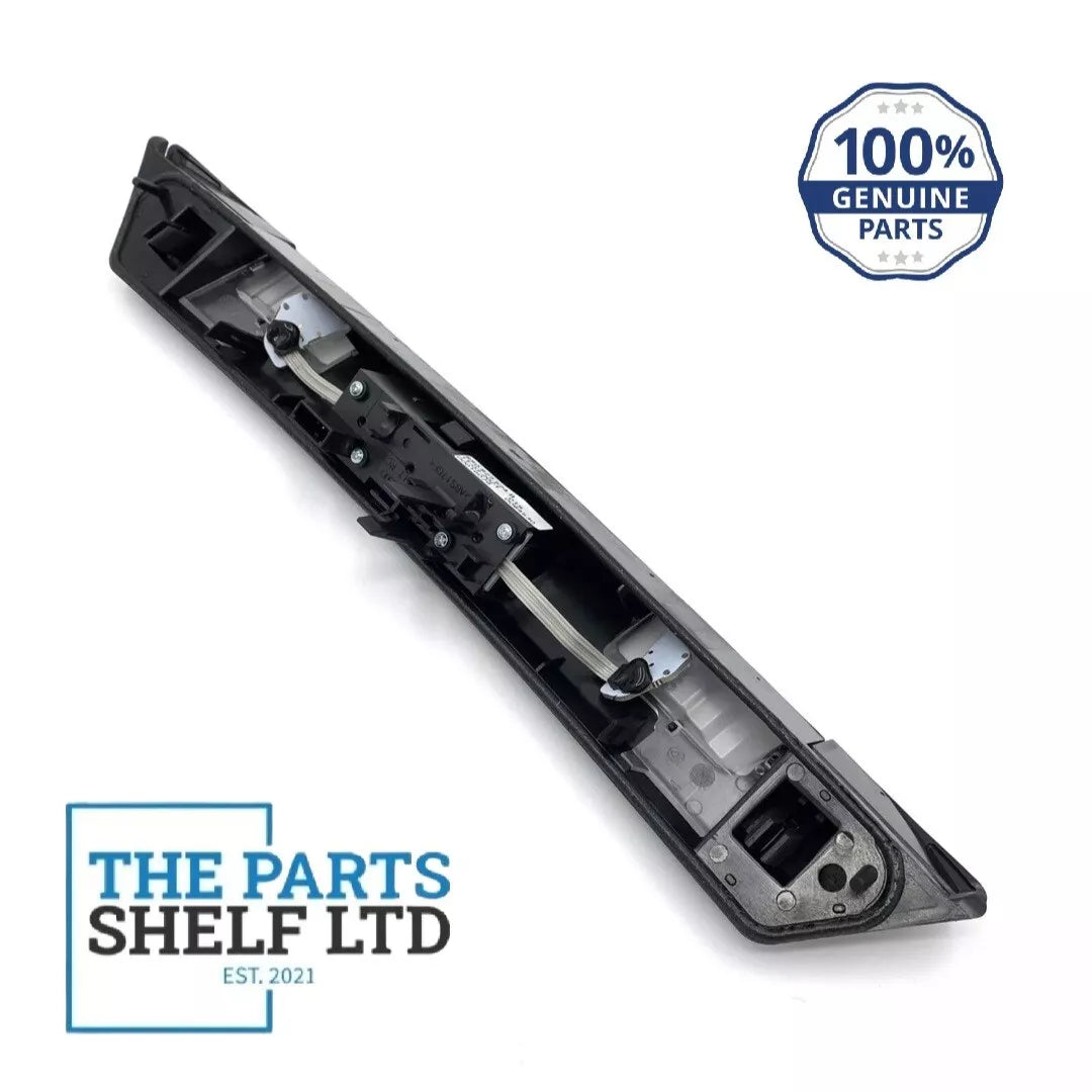 AUDI TT REAR TRUNK BOOT HANDLE AND NUMBER PLATE LIGHT SATIN BLACK GENUINE 8S0827574B9B9