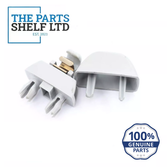 GENUINE SUN VISOR CLIP + CAP SEAT LEON 2013 Onwards 4F0857561 PEARL GREY