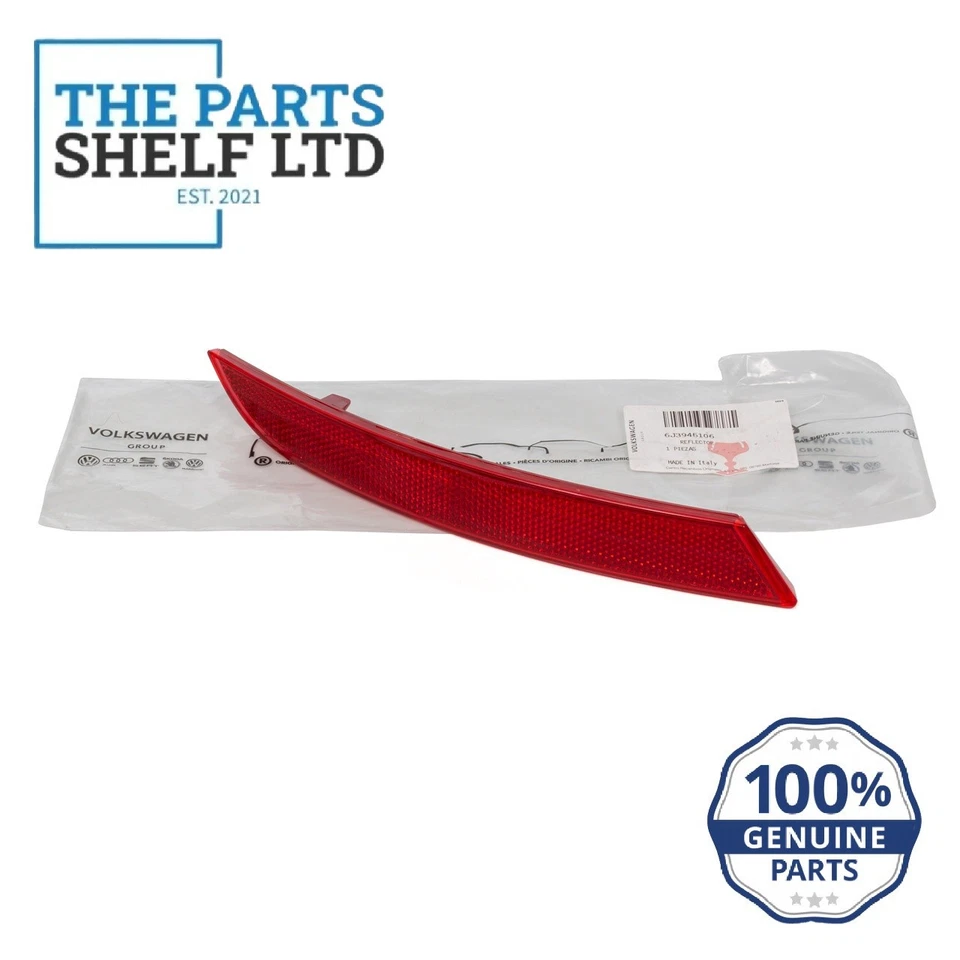 GENUINE SEAT IBIZA 3 DOOR 2009 - 2012 REAR BUMPER REFLECTOR RIGHT 6J3945106