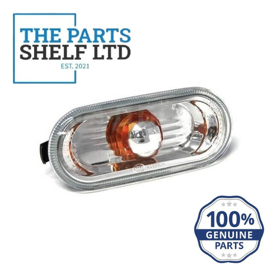 VW Transporter T5 + Caddy - side repeater / indicator lens x 1 - clear - GENUINE