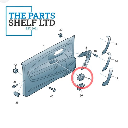 Genuine Volkswagen Trim Switch
