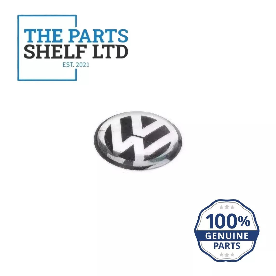 GENUINE VW KEY FOB BADGE EMBLEM 10MM REPLACEMENT