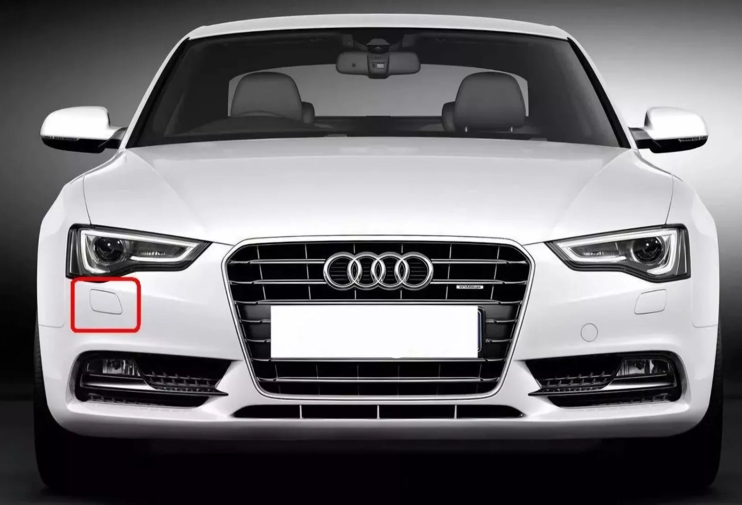 GENUINE AUDI A5 S5 O/S RIGHT HEADLIGHT WASHER COVER CAP PRIMED 8T0955276