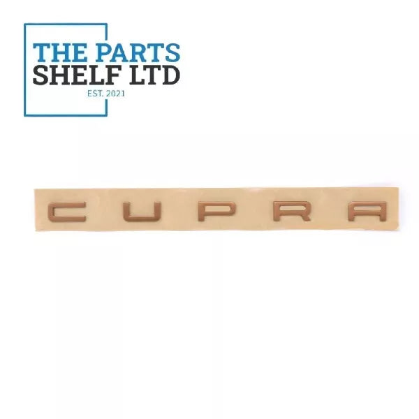 NEW GENUINE SEAT LEON / IBIZA "CUPRA" TAILGATE BADGE COPPER 6LL85368727A